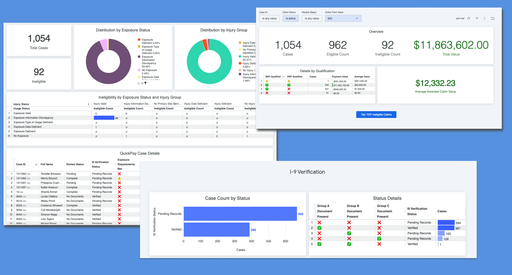 Automate Talc case reviews and estimate potential claim value