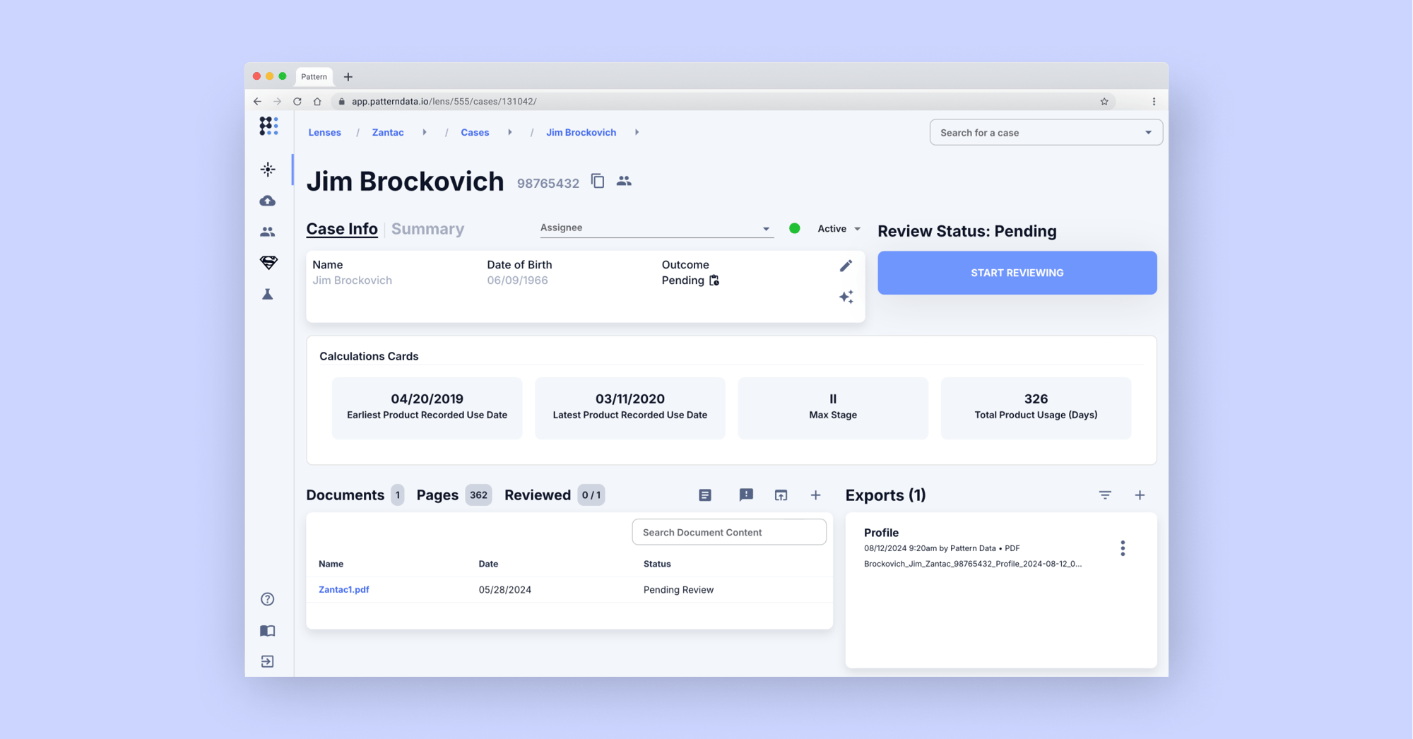Automate case valuations