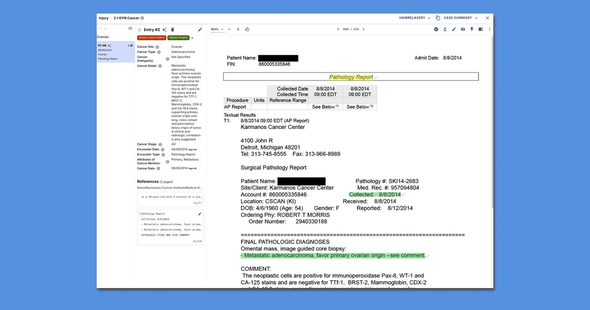 Bookmark reference pages