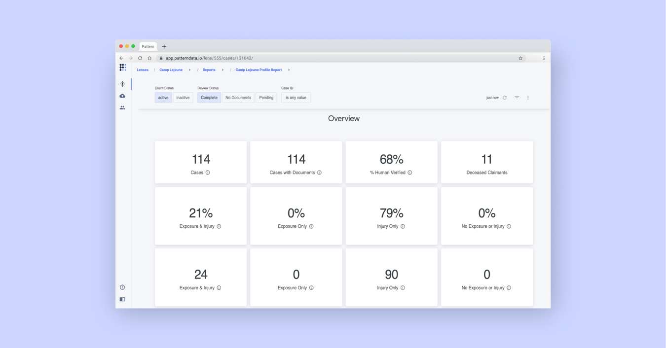 Customizable case review workflows