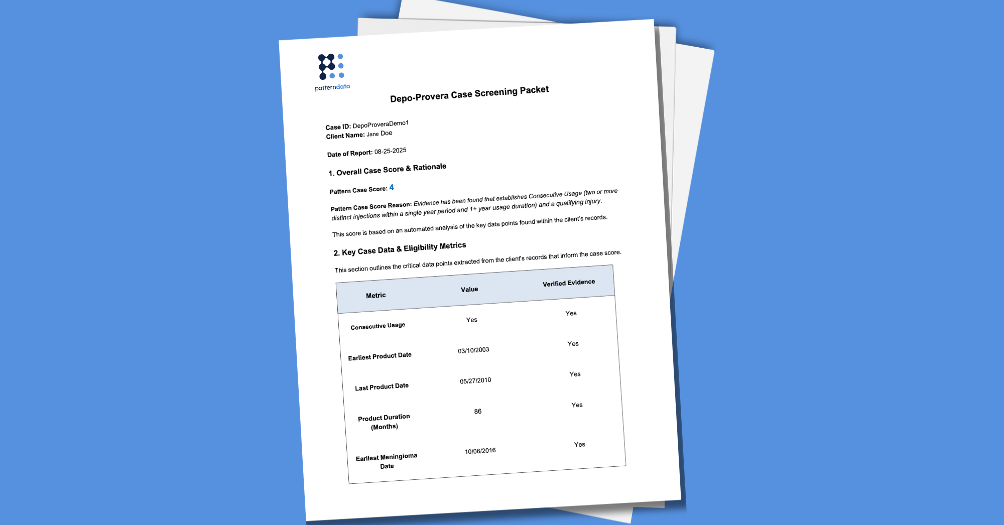 Generate claimant work product