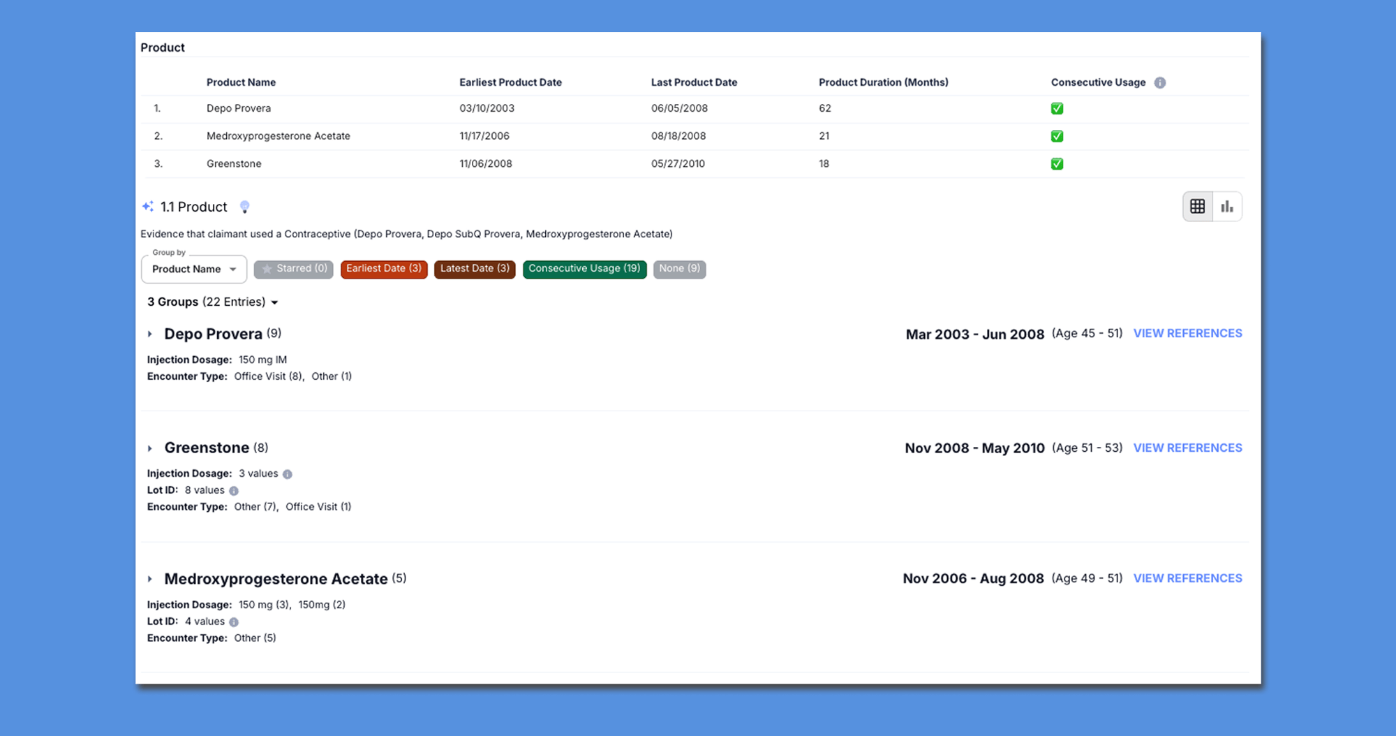 Review and filter AI-powered tags