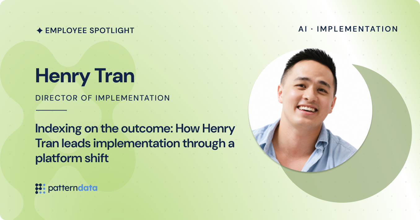 Indexing on the outcome: How Henry Tran leads implementation through a platform shift